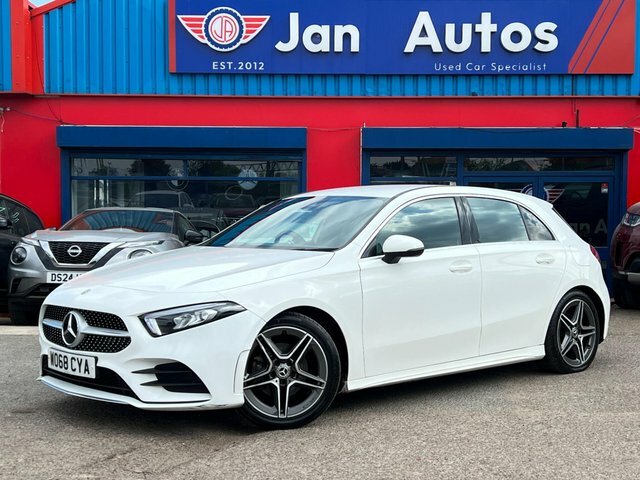 Mercedes-Benz A Class 2018 1.5 A180d Amg Line 7G-dct Euro 6 Ss WO68CYA White #6