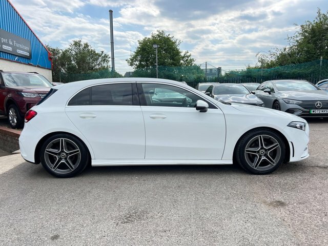 Mercedes-Benz A Class 2018 1.5 A180d Amg Line 7G-dct Euro 6 Ss WO68CYA White #2