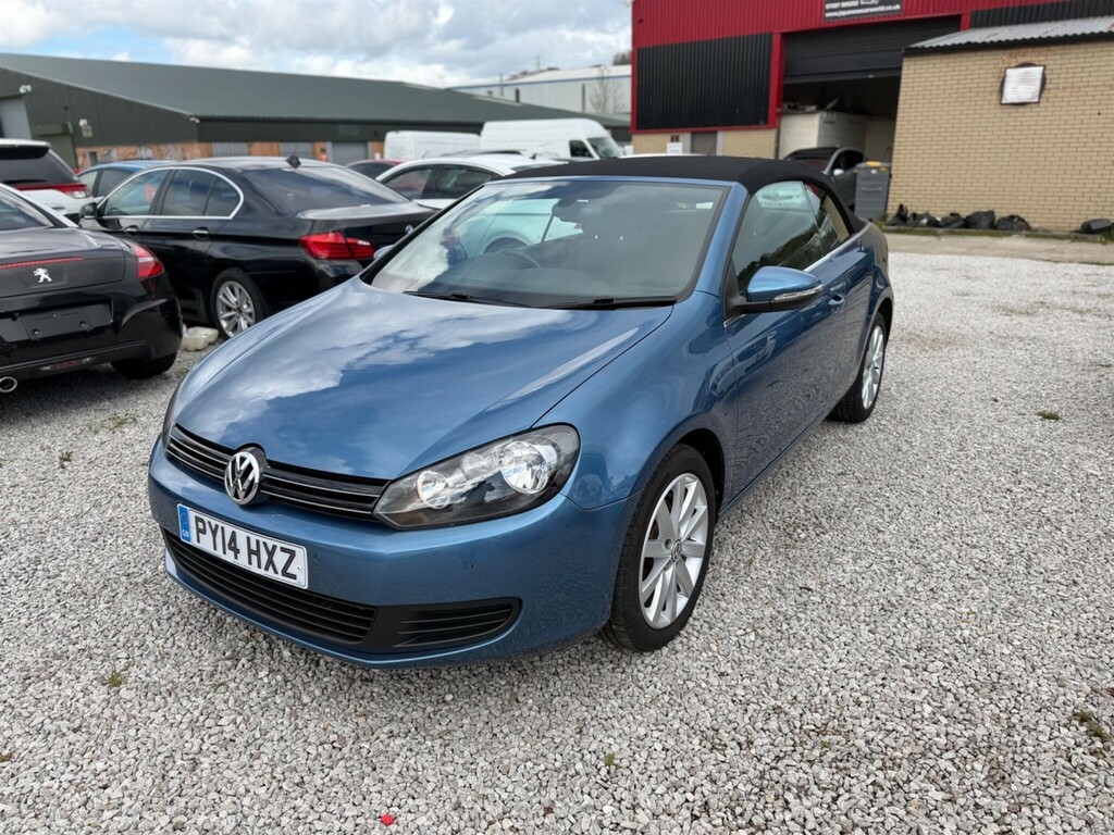 Volkswagen Golf 1.6 Tdi Bluemotion Tech Se Cabriolet Euro 5 Ss Blue #6