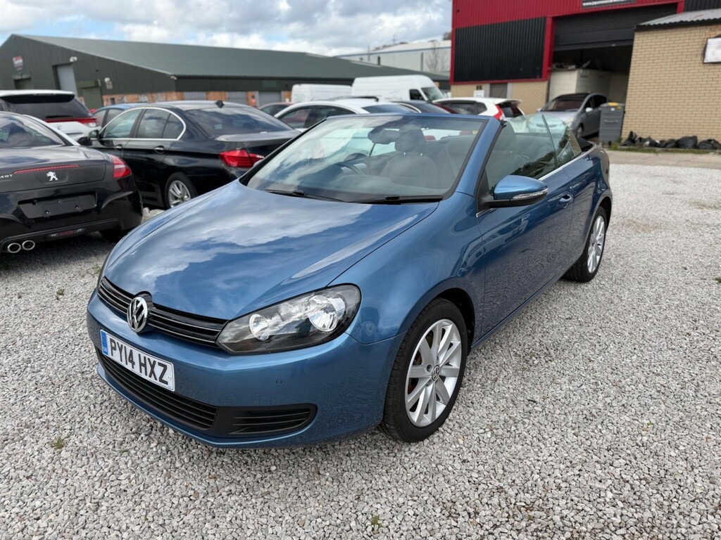 Volkswagen Golf 1.6 Tdi Bluemotion Tech Se Cabriolet Euro 5 Ss Blue #3