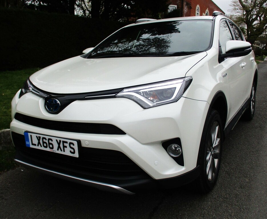 Toyota Rav 4 2.5 Vvt-h Excel Cvt 4Wd Euro 6 Ss Safety S White