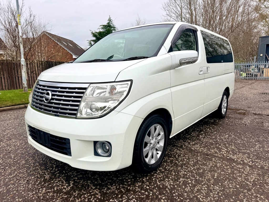 Nissan Elgrand XL Fresh Import 3.5 V6 8 Seats Mpv Leather Cu White #2
