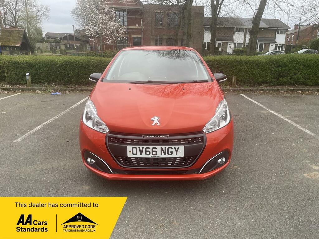 Peugeot 208 1.2 Puretech Active Design Menthol Euro 6 OV66NGY Orange #2