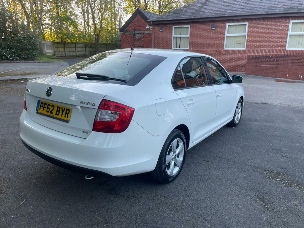 Skoda Rapid 1.2 Tsi Se Euro 5 White #5