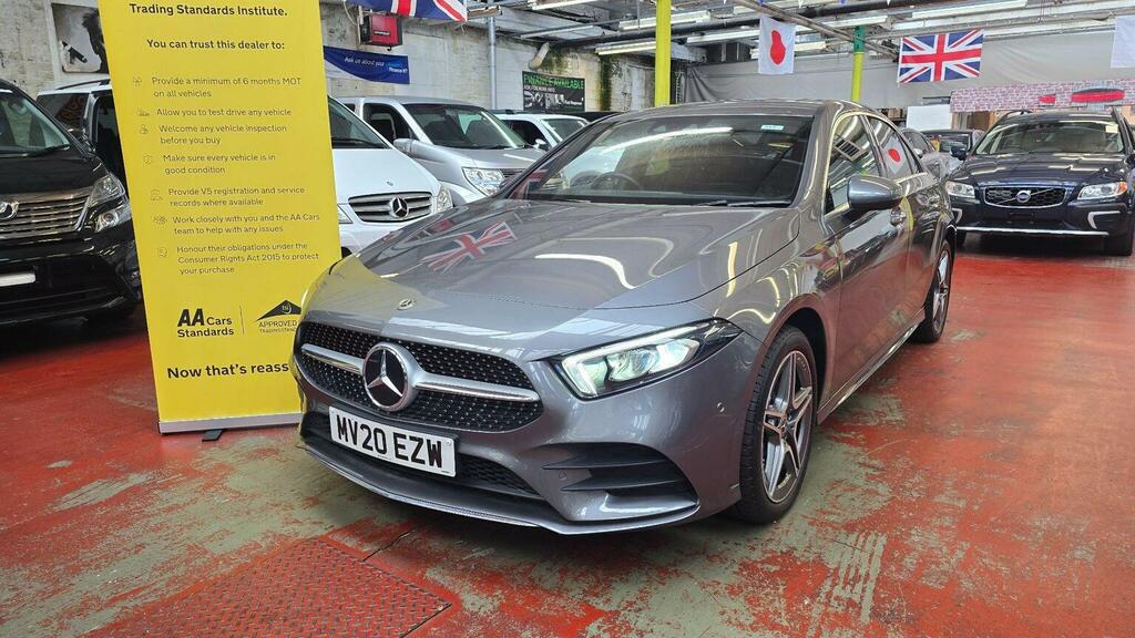 Mercedes-Benz A Class Saloon 1.3 A250e 15.6Kwh Amg Line Premium 2 8G-d Grey #3