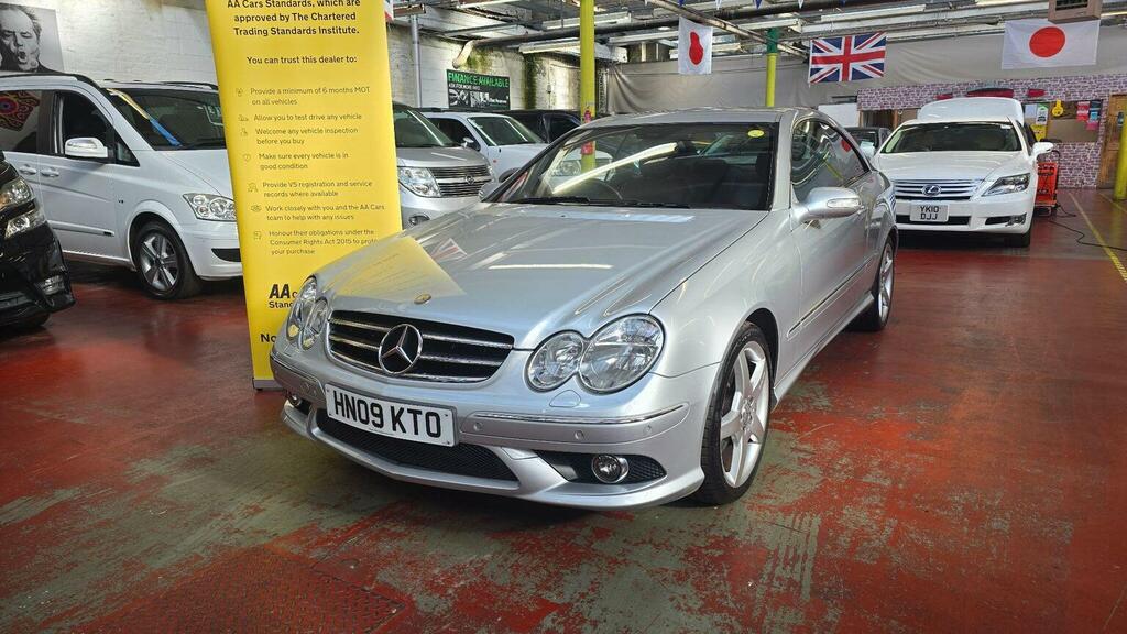 Mercedes-Benz CLK Coupe 3.0 Clk280 Sport 7G-tronic 200909 Silver #2
