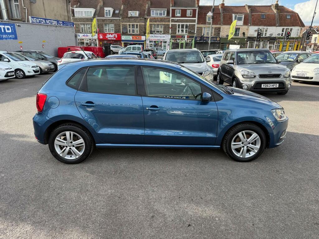 Volkswagen Polo Hatchback 1.2 Tsi Bluemotion Tech Match Euro 6 S RX66YWM Blue #2