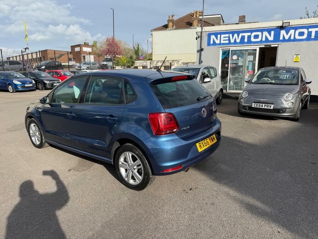 Volkswagen Polo Hatchback 1.2 Tsi Bluemotion Tech Match Euro 6 S RX66YWM Blue #5