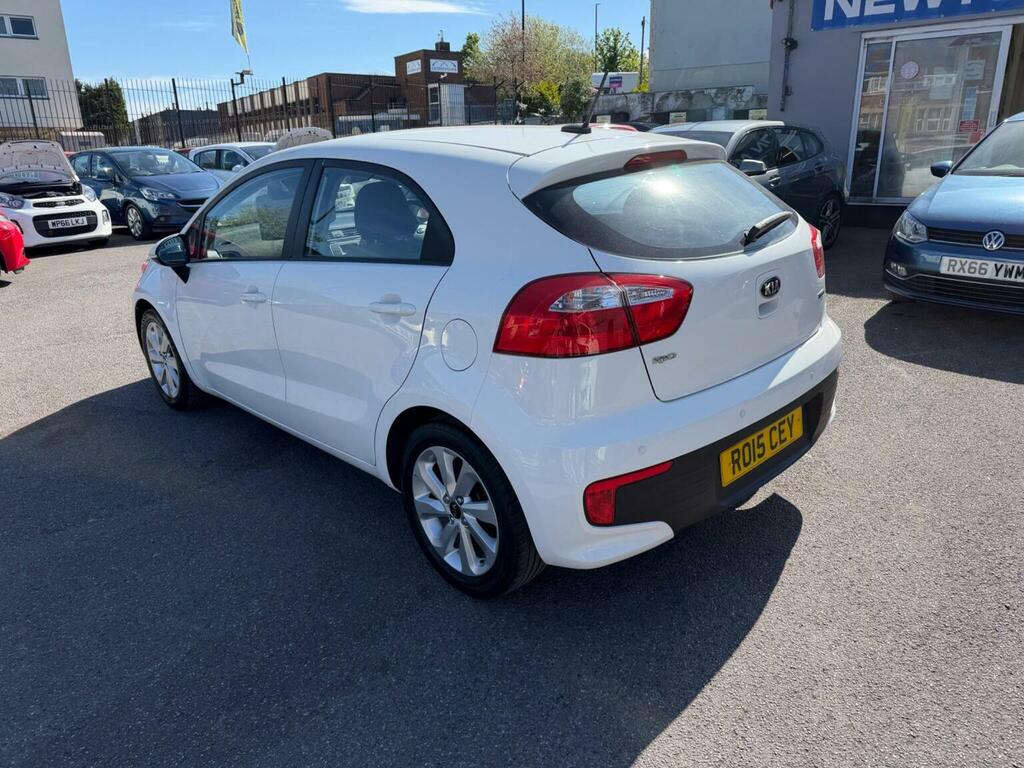Kia RIO Hatchback 1.4 Ecodynamics 2 Euro 6 Ss 2015 White #4