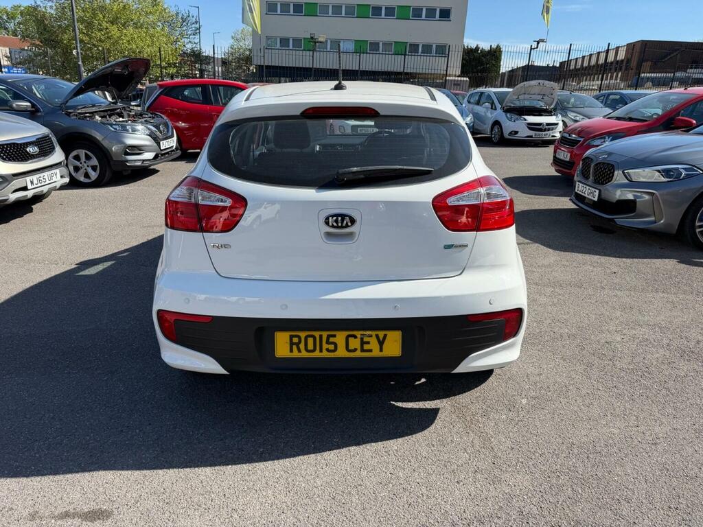 Kia RIO Hatchback 1.4 Ecodynamics 2 Euro 6 Ss 2015 White #3