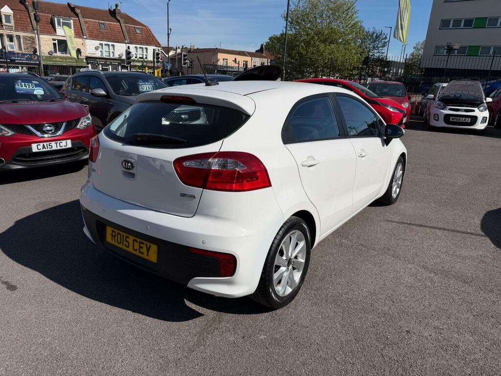 Kia RIO Hatchback 1.4 Ecodynamics 2 Euro 6 Ss 2015 White #2
