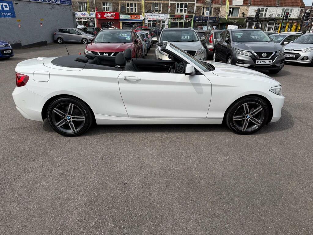 BMW 2 Series Convertible 2.0 220I Sport Euro 6 Ss 2016 White #2