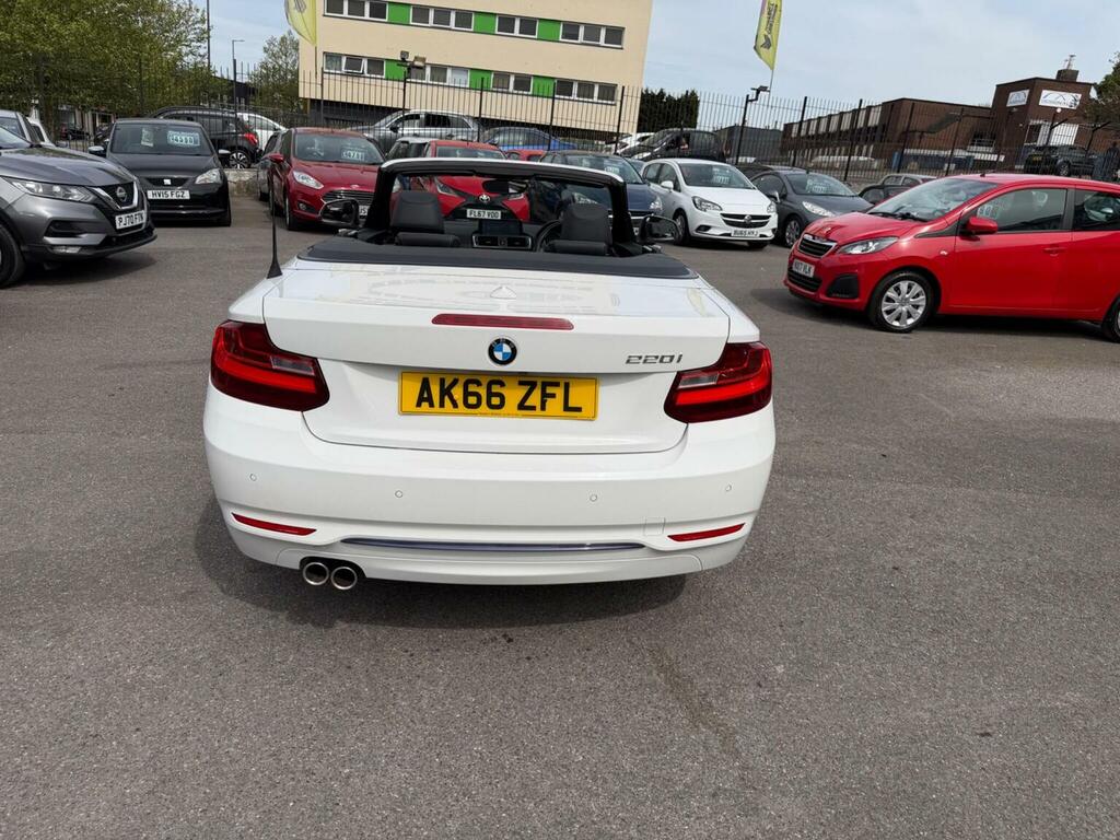 BMW 2 Series Convertible 2.0 220I Sport Euro 6 Ss 2016 White #4