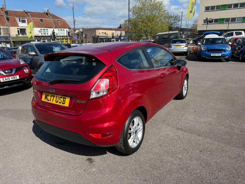 Ford Fiesta Hatchback 1.25 Zetec Euro 6 201717 ML17USB Red #3