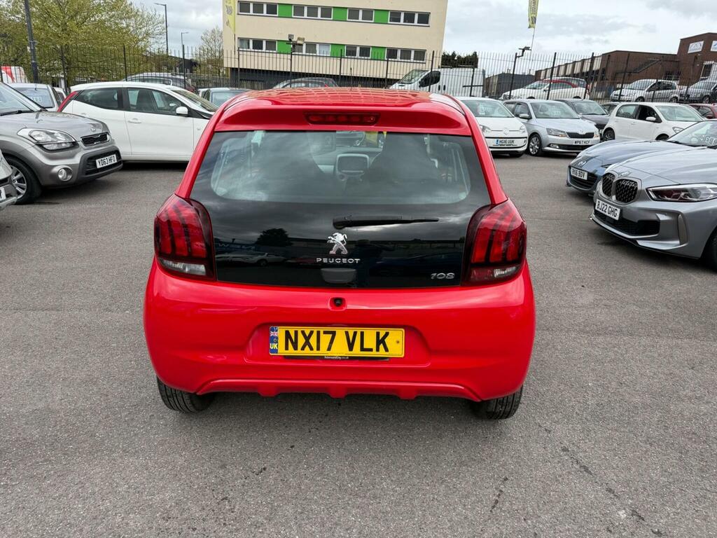 Peugeot 108 Hatchback 1.0 Active Euro 6 201717 NX17VLK Red #4
