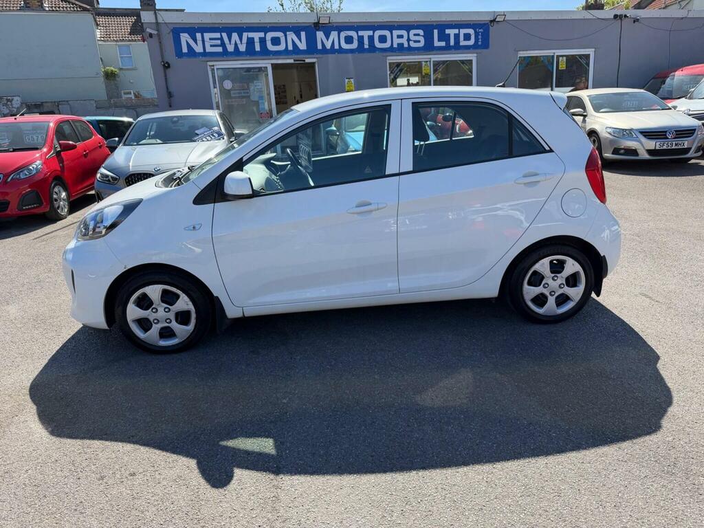 Kia Picanto Hatchback 1.0 1 Air Euro 6 201766 WP66LKJ White #6