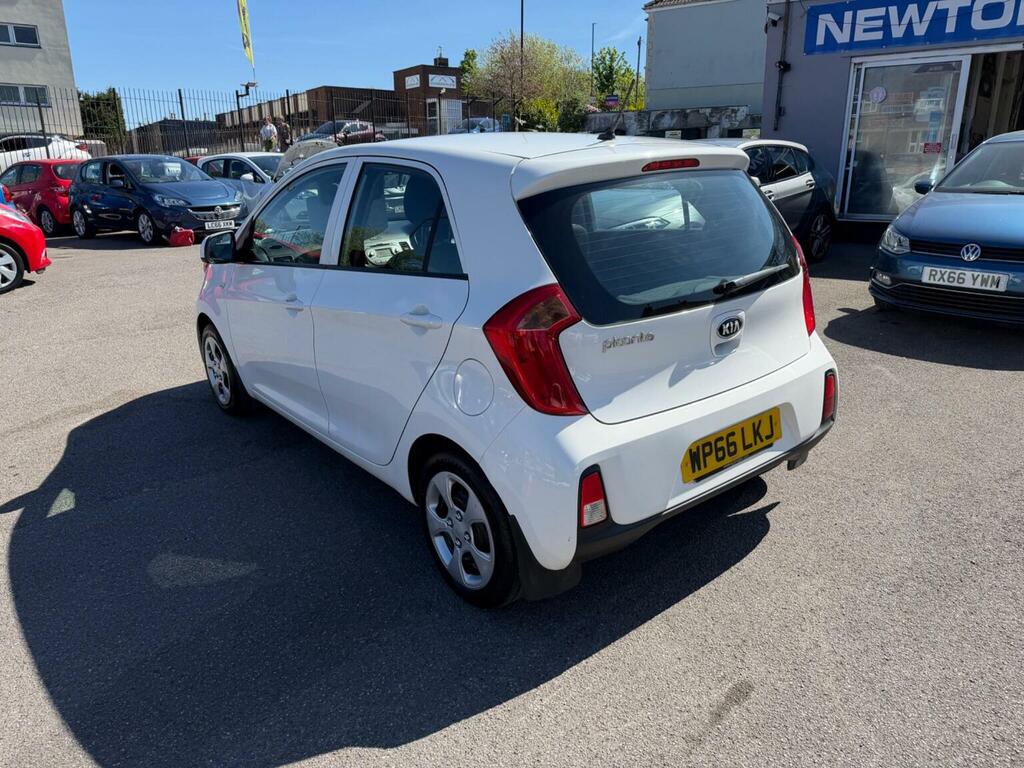 Kia Picanto Hatchback 1.0 1 Air Euro 6 201766 WP66LKJ White #5