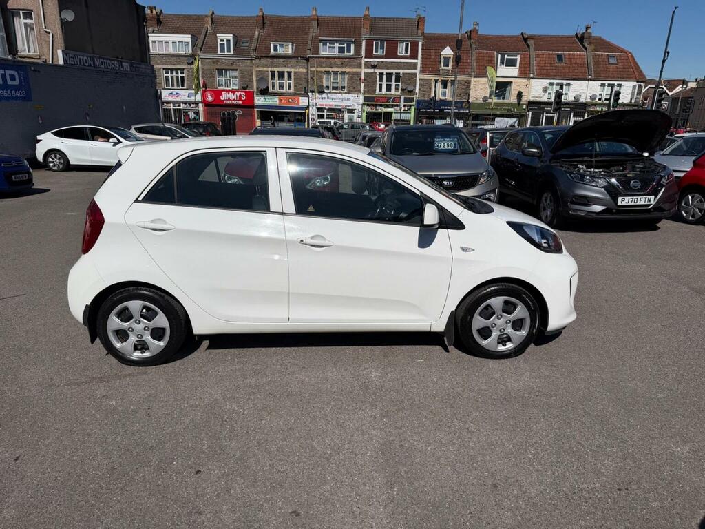 Kia Picanto Hatchback 1.0 1 Air Euro 6 201766 WP66LKJ White #2