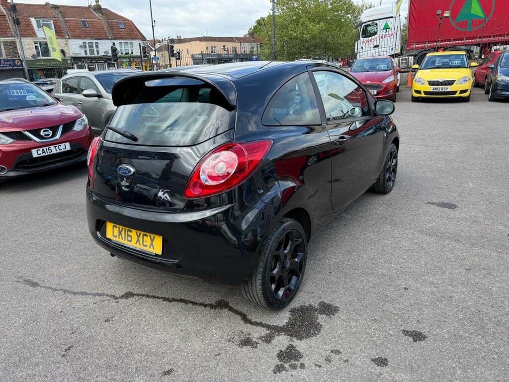 Ford KA Hatchback 1.2 Zetec Black Edition Euro 6 Ss Black #3