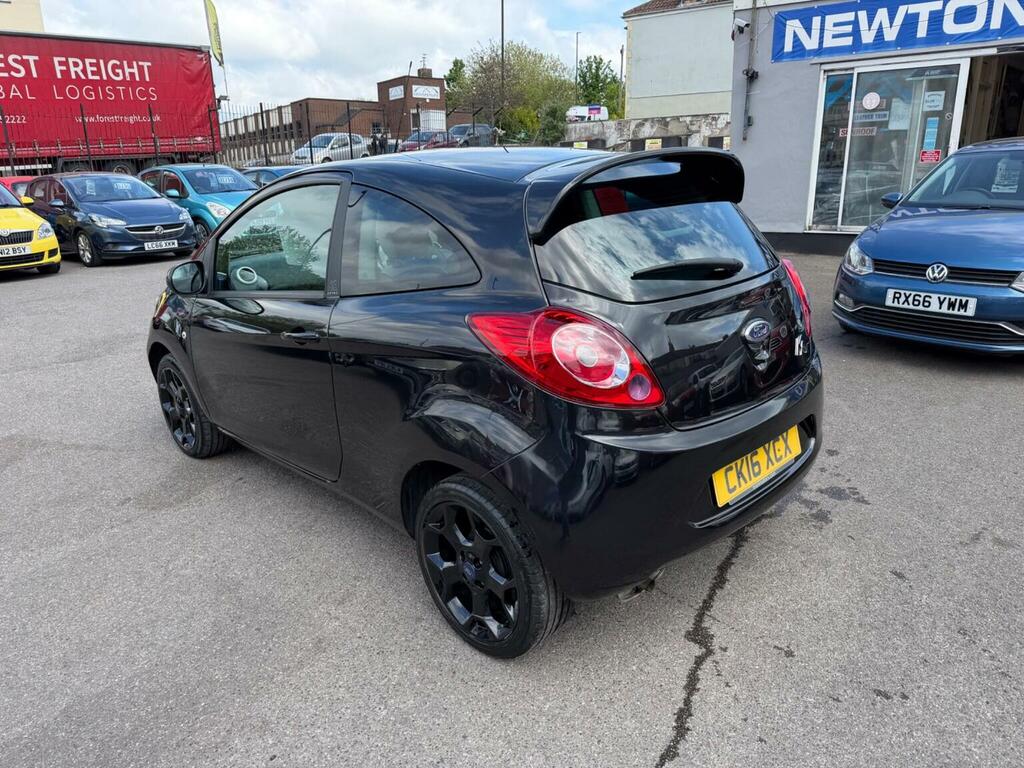 Ford KA Hatchback 1.2 Zetec Black Edition Euro 6 Ss Black #5