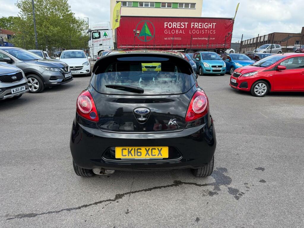 Ford KA Hatchback 1.2 Zetec Black Edition Euro 6 Ss Black #4