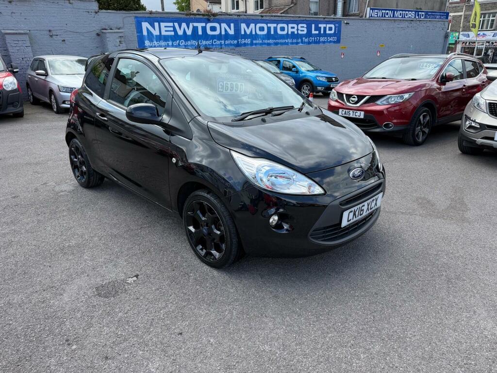Ford KA Hatchback 1.2 Zetec Black Edition Euro 6 Ss Black