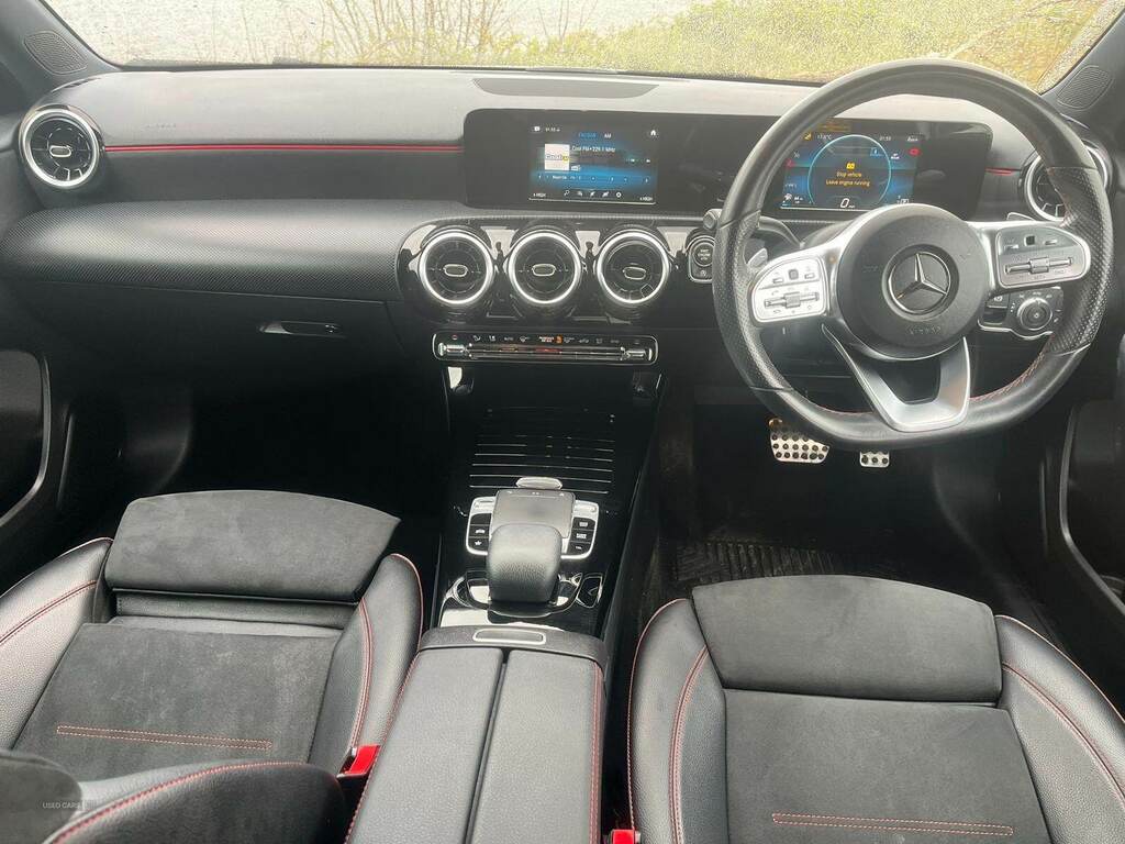 Mercedes-Benz A Class A180d Amg Line GK68FHX White #5