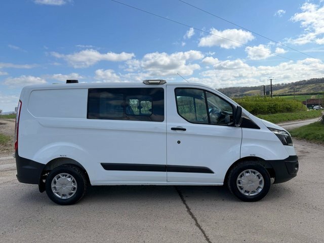 Ford Transit Custom 2018 2.0 Tdci 310 6 Seater Crew Cab L1 H1 YM67HRU White #2