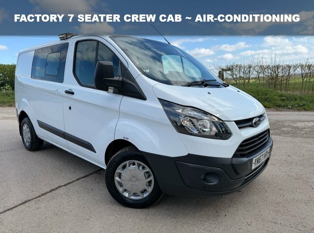 Ford Transit Custom 2018 2.0 Tdci 310 6 Seater Crew Cab L1 H1 White
