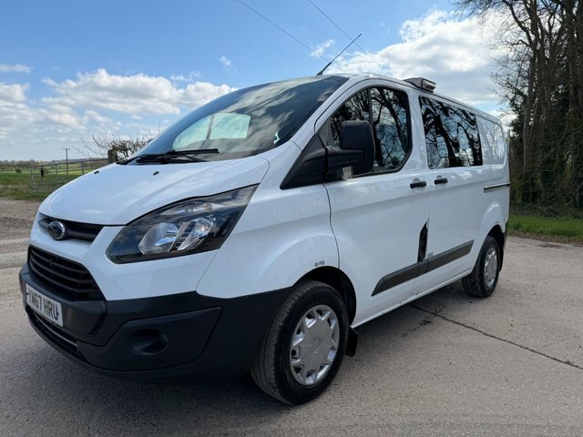 Ford Transit Custom 2018 2.0 Tdci 310 6 Seater Crew Cab L1 H1 YM67HRU White #6