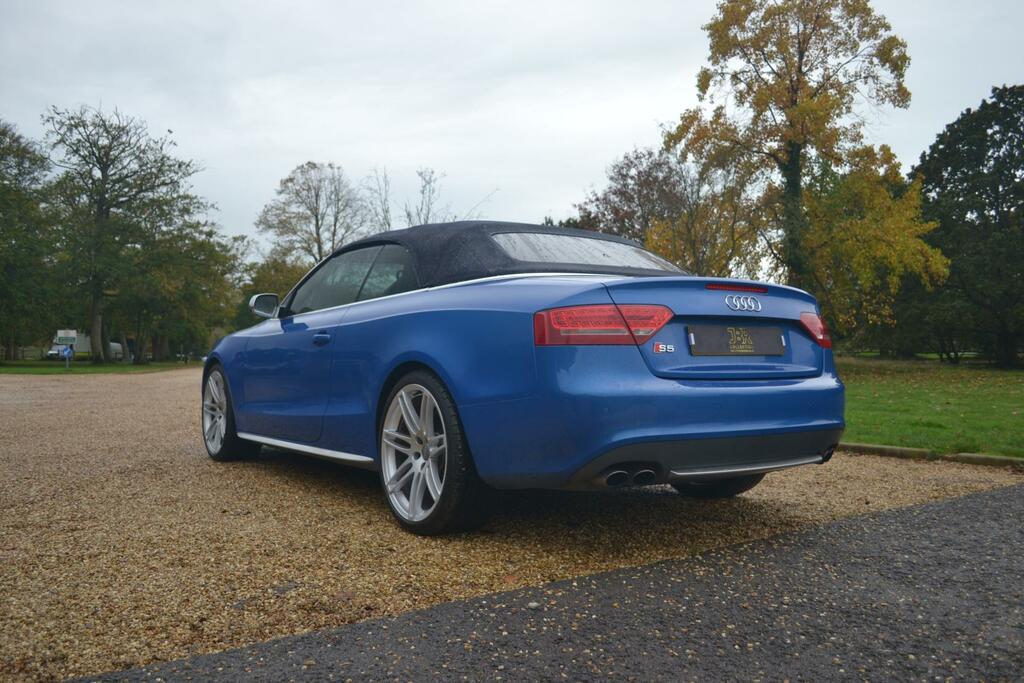 Audi S5 3.0 Tfsi V6 Cabriolet S Tronic Quattro Blue #5