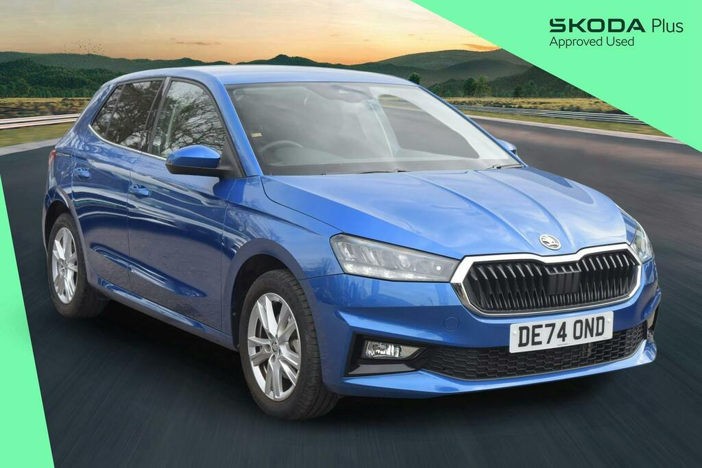 Skoda Fabia 1.0 Tsi Se L Hatchback Dsg Blue