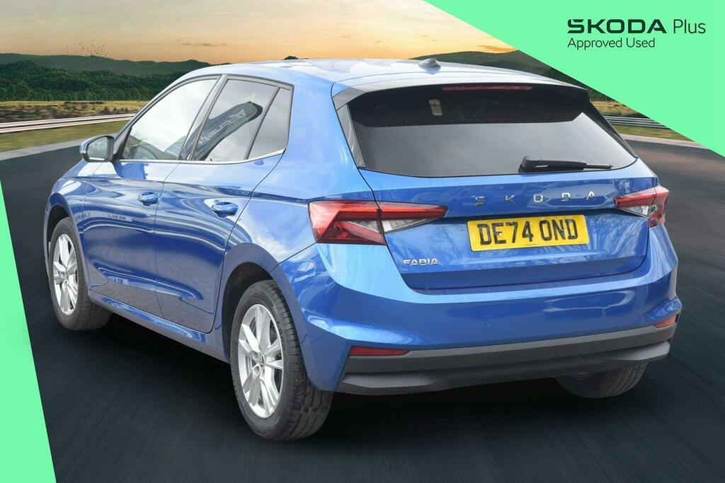 Skoda Fabia 1.0 Tsi Se L Hatchback Dsg DE74OND Blue #3