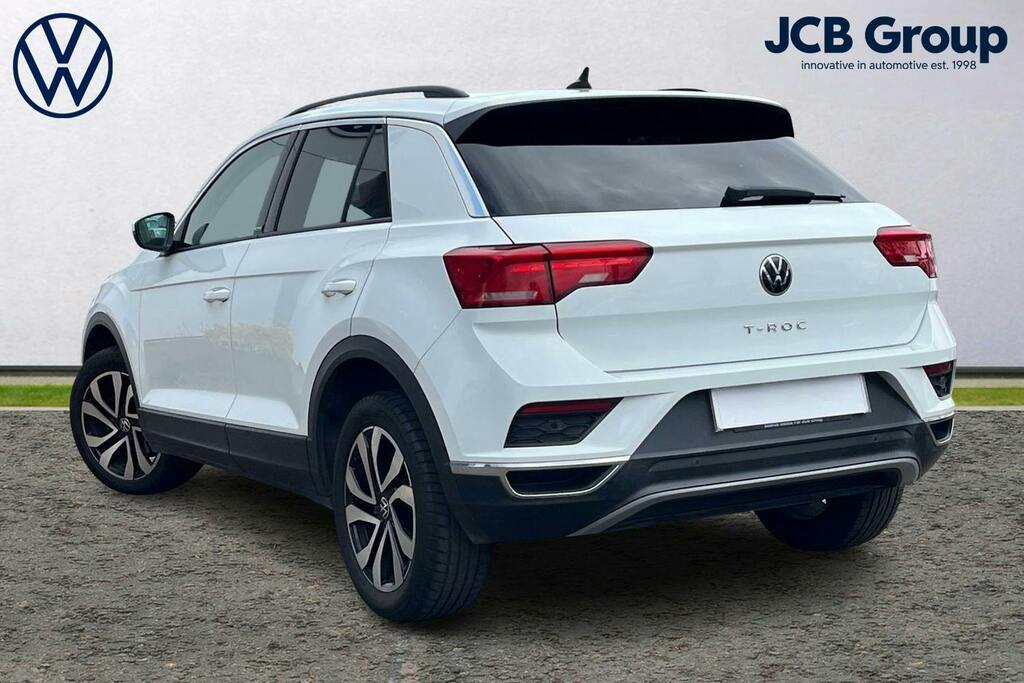 Volkswagen T-Roc 1.5 Tsi Evo Active Suv White #3