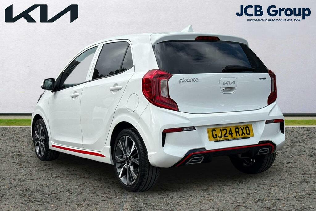 Kia Picanto 1.0 Dpi Gt Line Hatchback Amt GJ24RXO White #3
