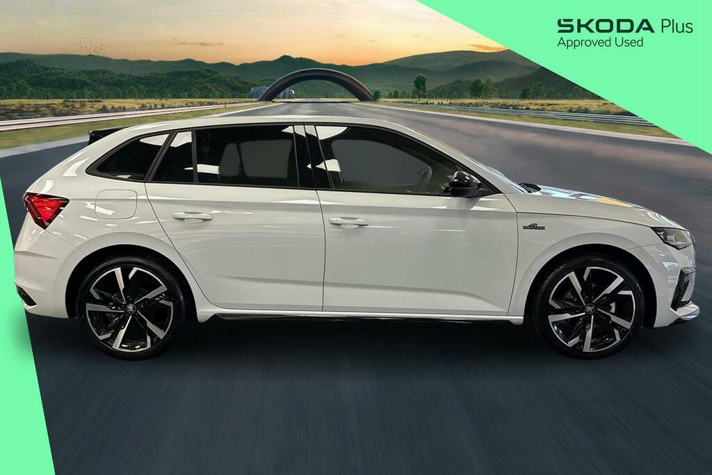 Skoda Scala 1.5 Tsi Monte Carlo Edition Hatchback D GY26OGW White #4