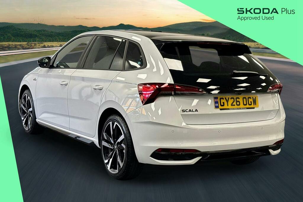 Skoda Scala 1.5 Tsi Monte Carlo Edition Hatchback D GY26OGW White #3