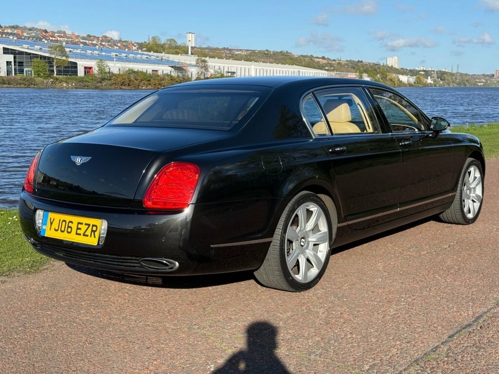 Bentley Continental 6L Flying Spur YJ06EZR Black #4