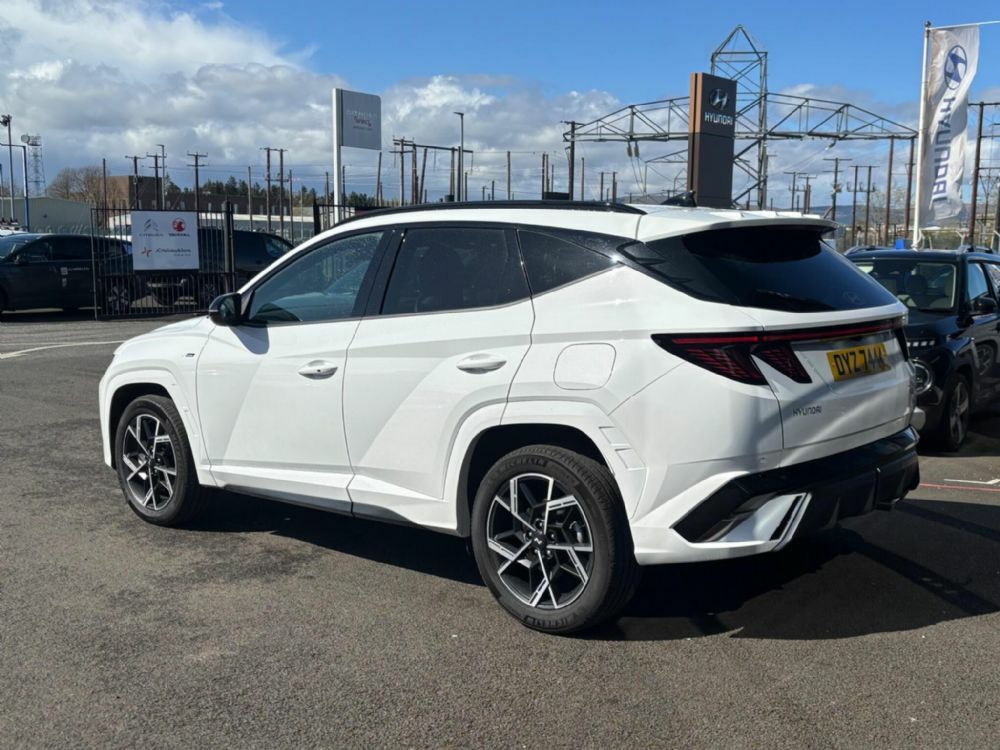 Hyundai Tucson 1.6 T-gdi N Line Euro 6 S S DYZ7444 White #6