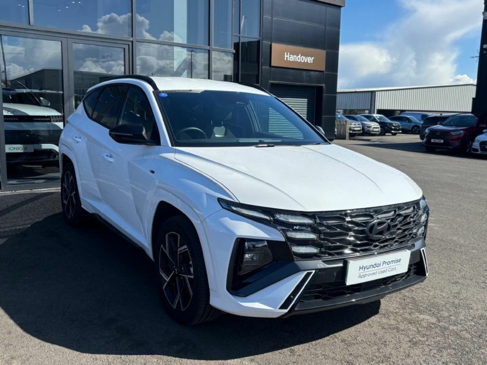 Hyundai Tucson 1.6 T-gdi N Line Euro 6 S S DYZ7444 White #4