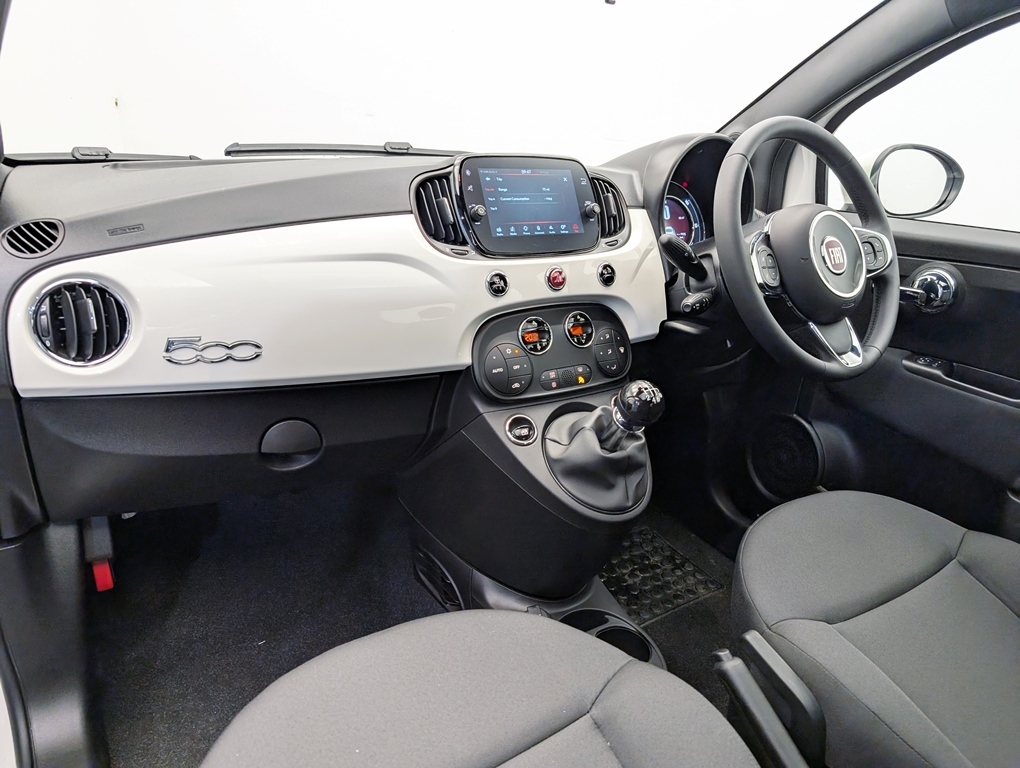 Fiat 500 1.0 70Hp Top WRZ6741 White #3