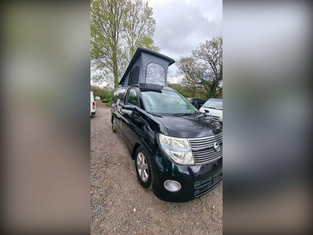Nissan Elgrand Pop Top 4 Berth New Camper Comversion Black