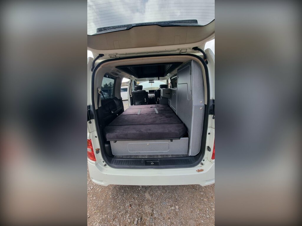 Nissan Elgrand Pop Top 4 Berth New Camper Conversion White #5