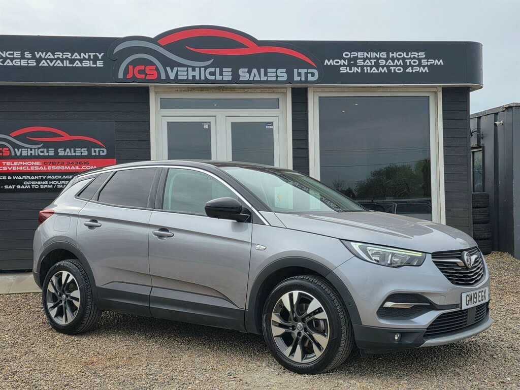 Vauxhall Grandland X 1.2 Turbo Sport Nav Euro 6 Ss GM19EGX Grey #2
