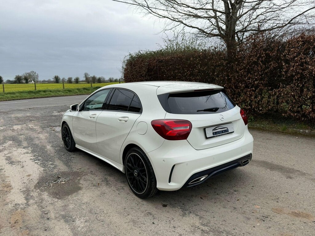 Mercedes-Benz A Class 1.5 A180d Amg Line Premium Euro 6 Ss YJ18VJK White #6