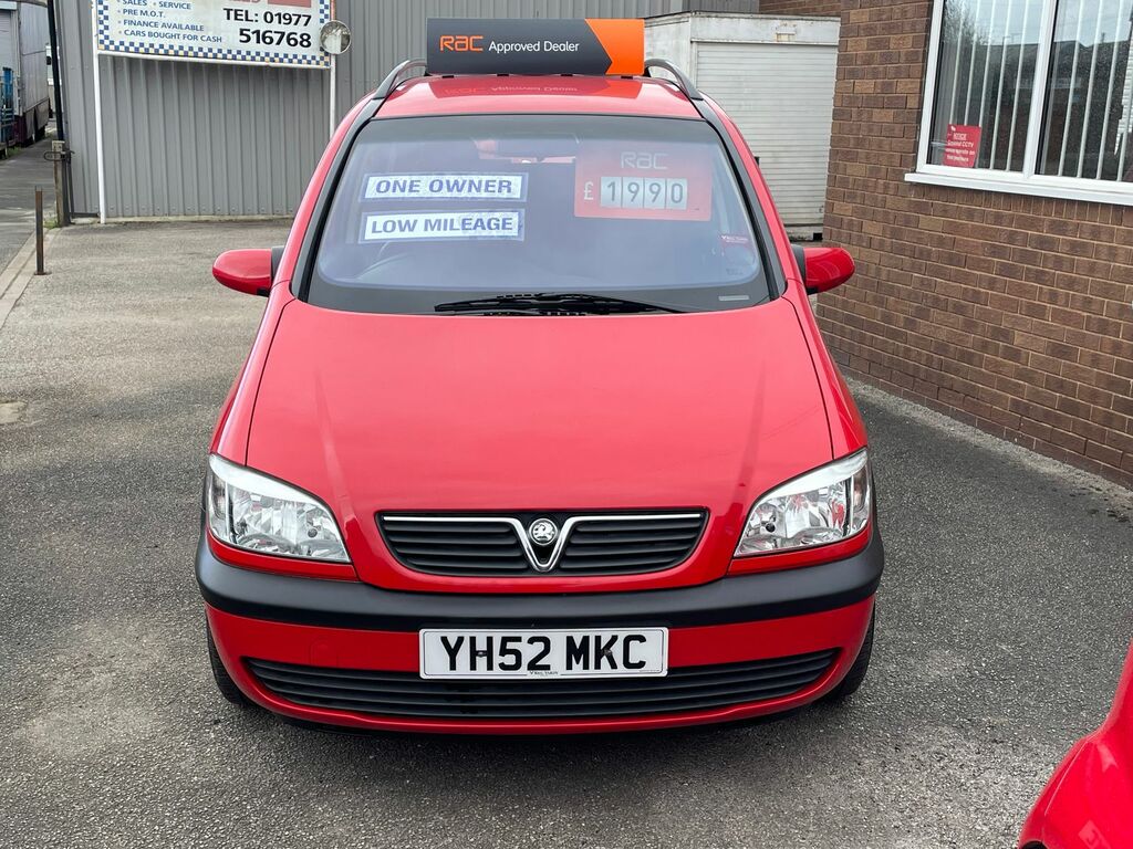 Vauxhall Zafira 1.8I 16V Black #5