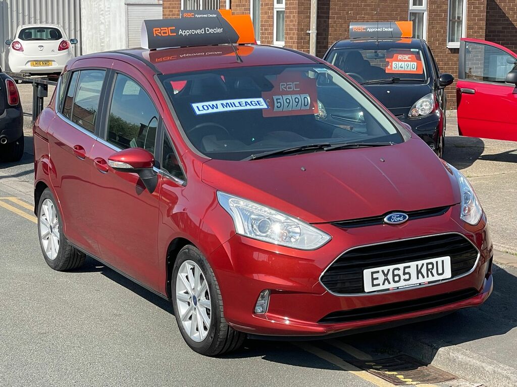 Ford B-Max 1.0T Ecoboost Titanium Mpv Euro Red