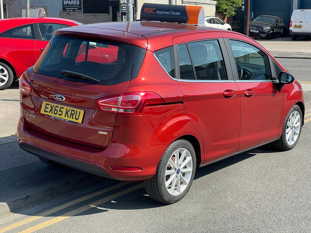 Ford B-Max 1.0T Ecoboost Titanium Mpv Euro Red #3