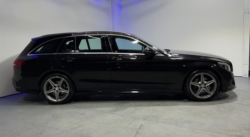 Mercedes-Benz C Class C220 D Amg Line KP17THV Black #5