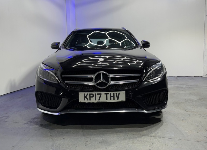 Mercedes-Benz C Class C220 D Amg Line KP17THV Black #2